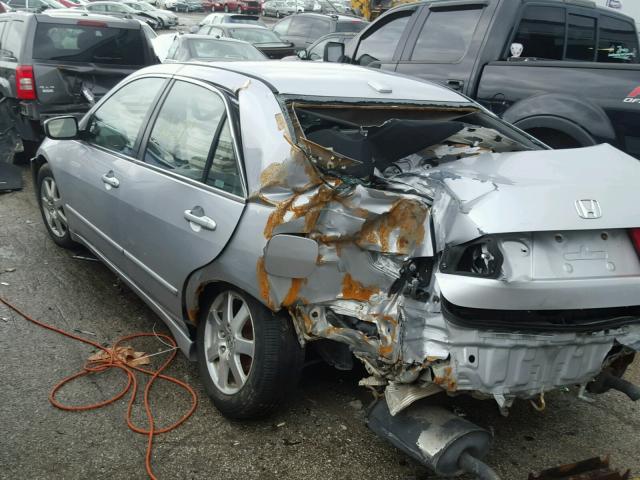 1HGCM66805A018227 - 2005 HONDA ACCORD EX SILVER photo 3