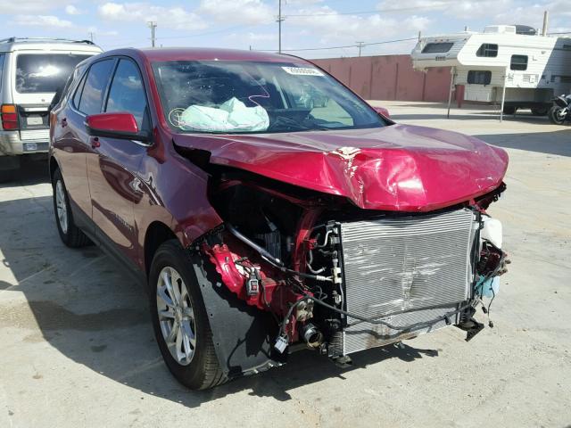 2GNAXJEV8J6146477 - 2018 CHEVROLET EQUINOX LT RED photo 1