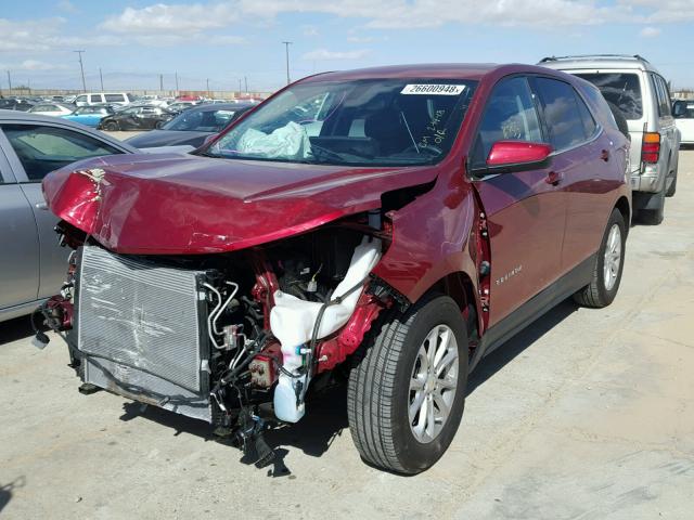 2GNAXJEV8J6146477 - 2018 CHEVROLET EQUINOX LT RED photo 2