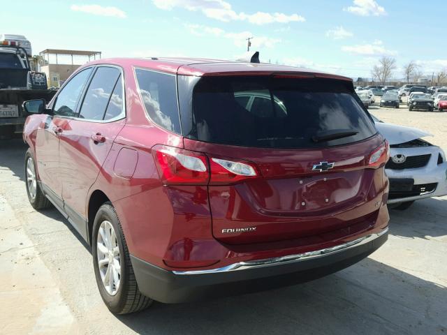 2GNAXJEV8J6146477 - 2018 CHEVROLET EQUINOX LT RED photo 3