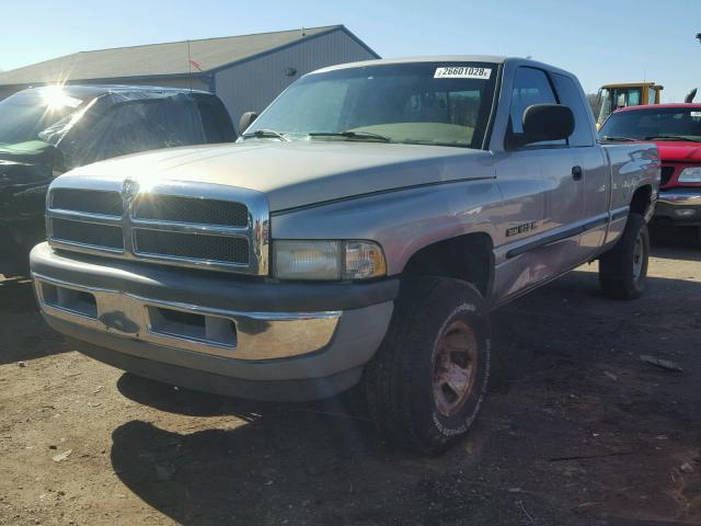 1B7HF13Z4XJ641447 - 1999 DODGE RAM 1500 SILVER photo 2