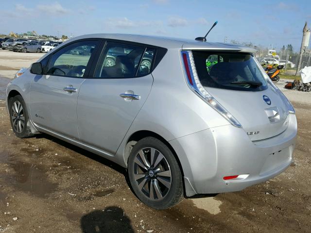 1N4AZ0CP5DC403310 - 2013 NISSAN LEAF S SILVER photo 3