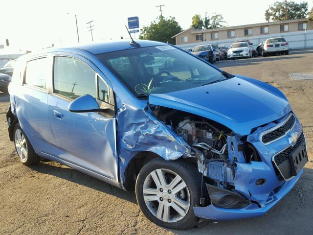 KL8CD6S93EC515993 - 2014 CHEVROLET SPARK 1LT BLUE photo 1