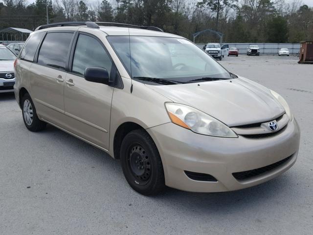 5TDZK23CX8S137460 - 2008 TOYOTA SIENNA CE GOLD photo 1