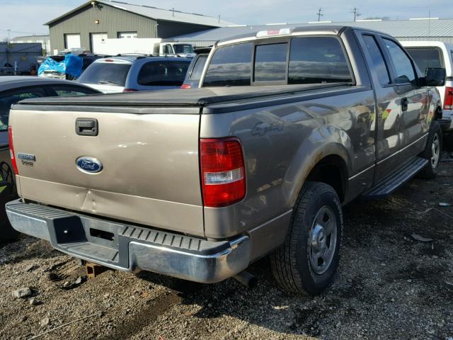 1FTPX14505FA24082 - 2005 FORD F150 BROWN photo 4