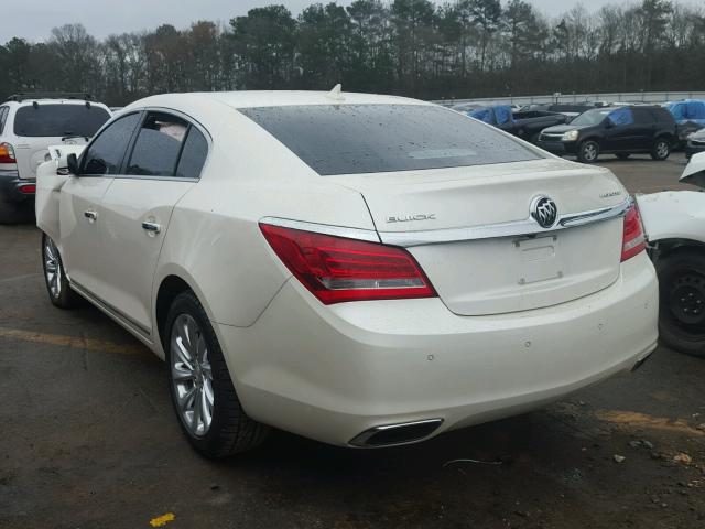 1G4GB5G38EF173755 - 2014 BUICK LACROSSE WHITE photo 3