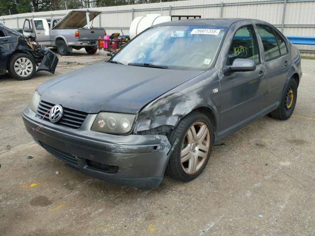 3VWSE69M23M102661 - 2003 VOLKSWAGEN JETTA GLS GRAY photo 2