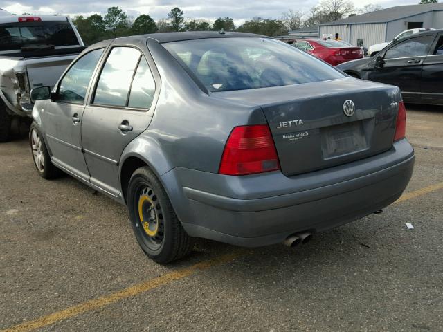 3VWSE69M23M102661 - 2003 VOLKSWAGEN JETTA GLS GRAY photo 3