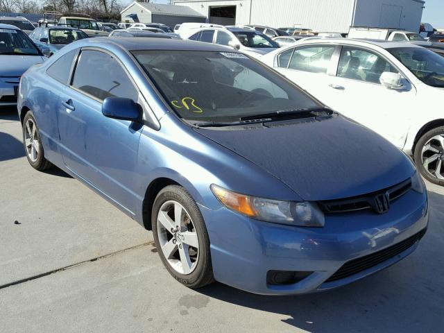 2HGFG12806H550707 - 2006 HONDA CIVIC EX BLUE photo 1