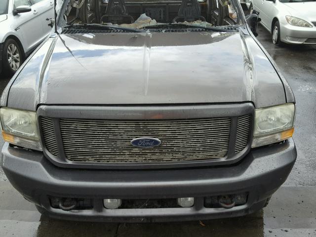 1FTNW21P63EC03672 - 2003 FORD F250 SUPER GRAY photo 7