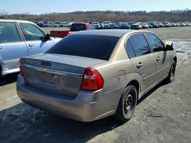 1G1ZS58F97F157047 - 2007 CHEVROLET MALIBU LS BROWN photo 4