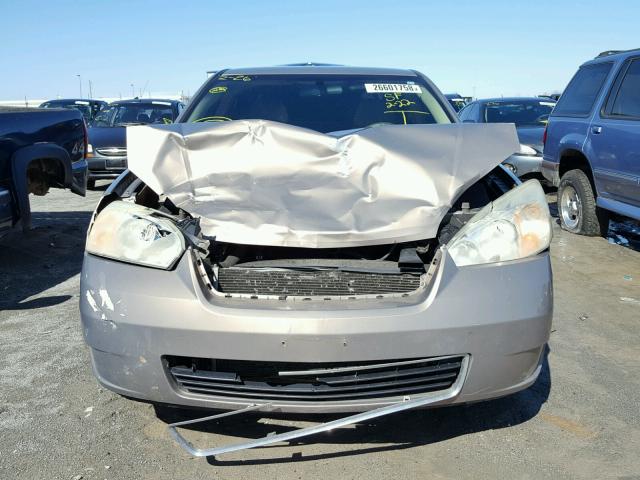 1G1ZS58F97F157047 - 2007 CHEVROLET MALIBU LS BROWN photo 7