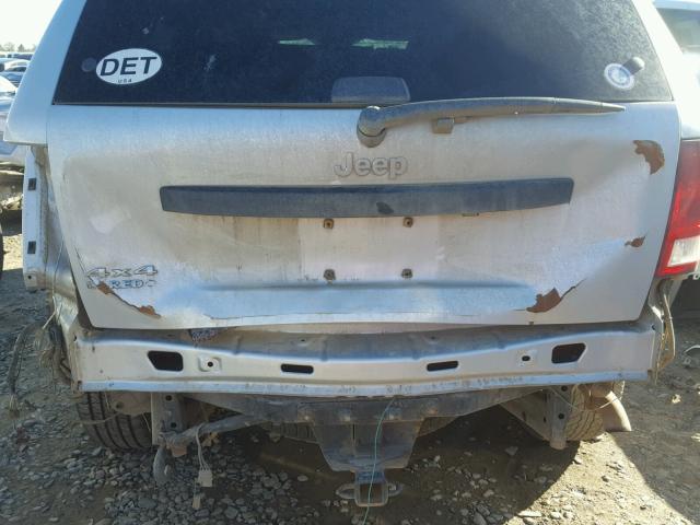 1J8GR48K68C178273 - 2008 JEEP GRAND CHER SILVER photo 9