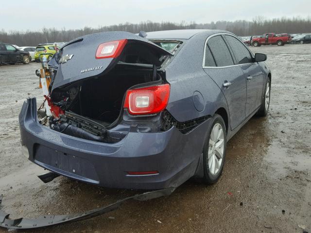 1G11H5SAXDF151696 - 2013 CHEVROLET MALIBU LTZ ლურჯი ფოტო 4