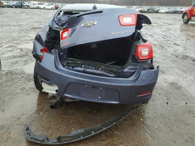 1G11H5SAXDF151696 - 2013 CHEVROLET MALIBU LTZ ლურჯი ფოტო 9