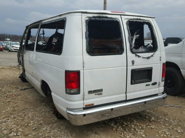 1FBNE3BL2EDB00993 - 2014 FORD ECONOLINE WHITE photo 3