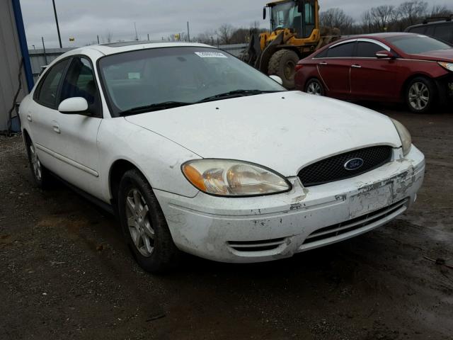 1FAFP56U96A219996 - 2006 FORD TAURUS SEL WHITE photo 1