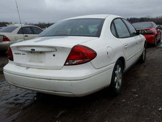 1FAFP56U96A219996 - 2006 FORD TAURUS SEL WHITE photo 4