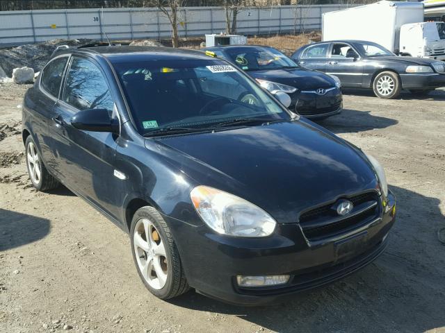 KMHCN36C37U038323 - 2007 HYUNDAI ACCENT SE BLACK photo 1