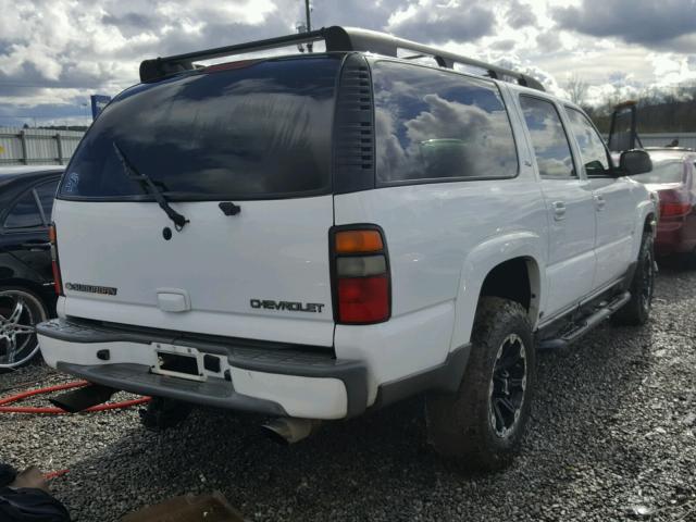 3GNFK16Z85G136015 - 2005 CHEVROLET SUBURBAN K WHITE photo 4