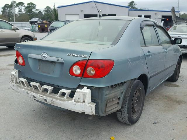 1NXBR32E65Z513371 - 2005 TOYOTA COROLLA CE GREEN photo 4