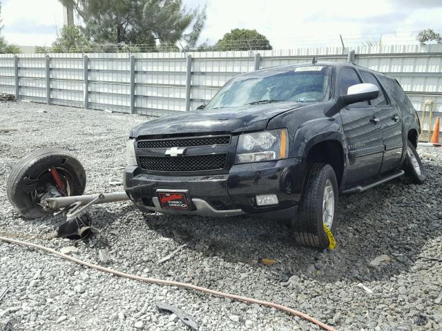 3GNFC160X8G238306 - 2008 CHEVROLET SUBURBAN C BLACK photo 2