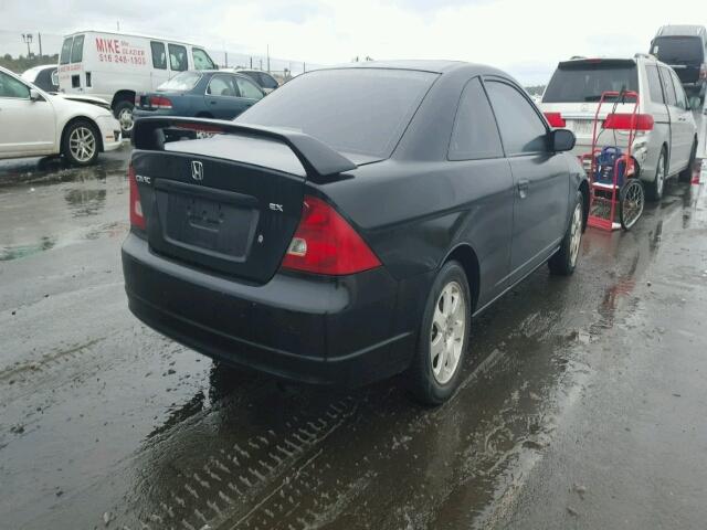 1HGEM22953L061060 - 2003 HONDA CIVIC EX BLACK photo 4