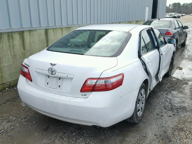 4T1BE46K89U871112 - 2009 TOYOTA CAMRY BASE WHITE photo 4