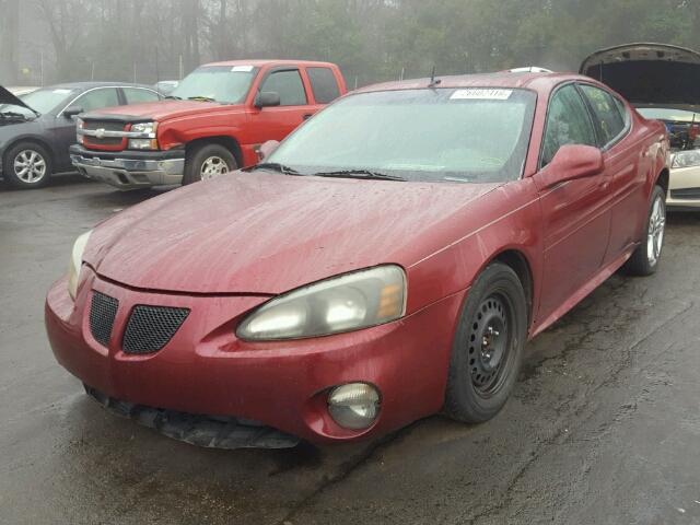 2G2WS522651177555 - 2005 PONTIAC GRAND PRIX BURGUNDY photo 2