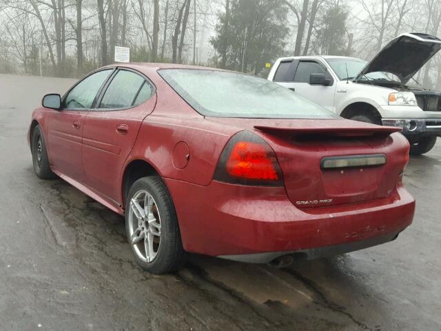 2G2WS522651177555 - 2005 PONTIAC GRAND PRIX BURGUNDY photo 3