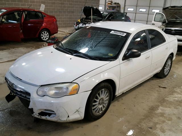 1C3EL46X05N598646 - 2005 CHRYSLER SEBRING WHITE photo 2