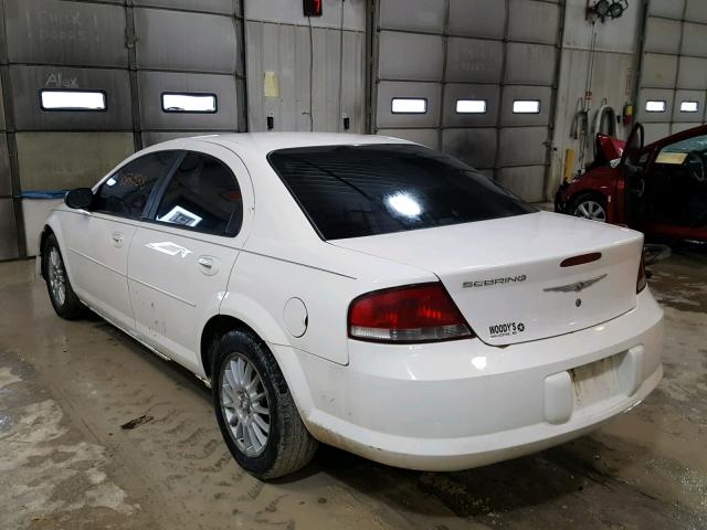 1C3EL46X05N598646 - 2005 CHRYSLER SEBRING WHITE photo 3