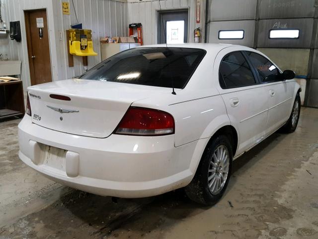 1C3EL46X05N598646 - 2005 CHRYSLER SEBRING WHITE photo 4