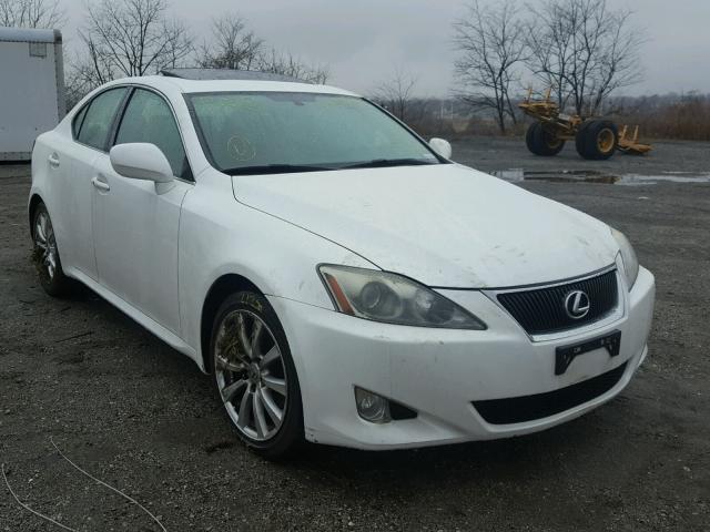 JTHBK262872034174 - 2007 LEXUS IS 250 WHITE photo 1