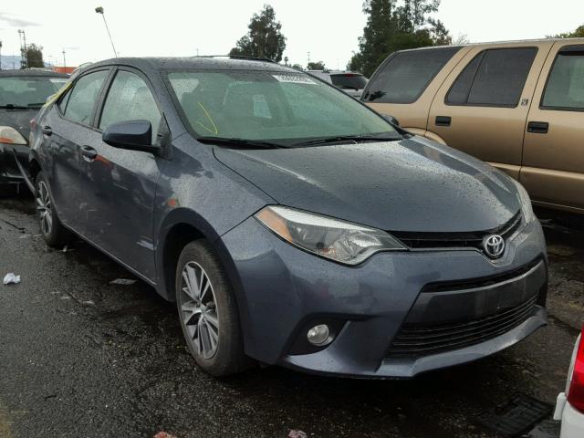 5YFBURHE8GP446267 - 2016 TOYOTA COROLLA L GRAY photo 1