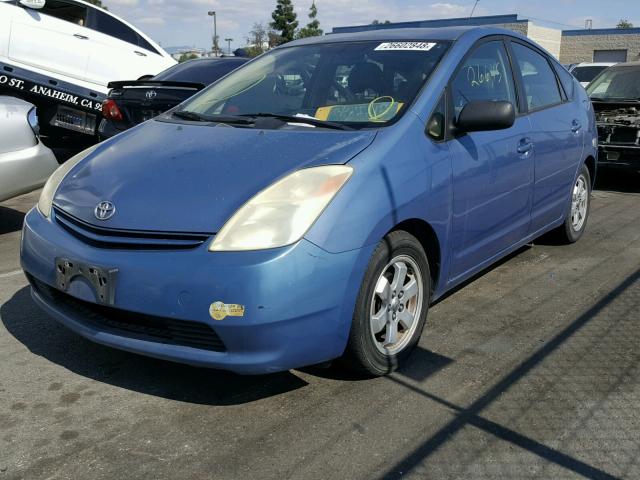 JTDKB20U857017015 - 2005 TOYOTA PRIUS BLUE photo 2