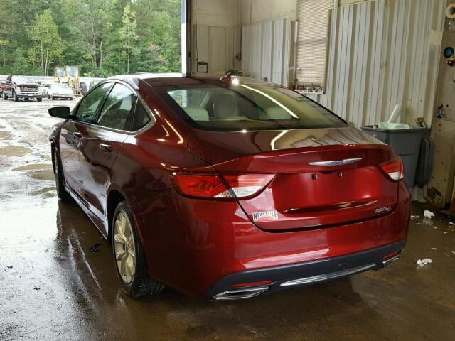 1C3CCCCG6GN100538 - 2016 CHRYSLER 200 C RED photo 3