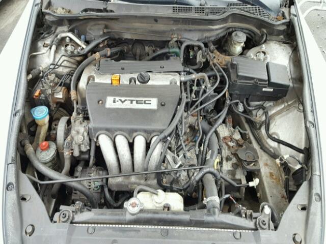 1HGCM56384A106245 - 2004 HONDA ACCORD LX SILVER photo 7