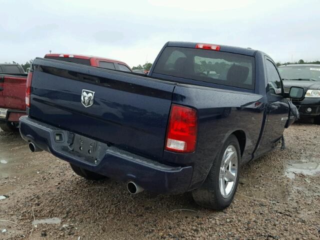 3C6JD6AT5CG156966 - 2012 DODGE RAM 1500 S BLUE photo 4