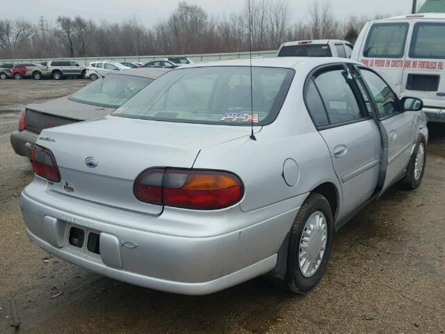 1G1ND52J516191547 - 2001 CHEVROLET MALIBU SILVER photo 4