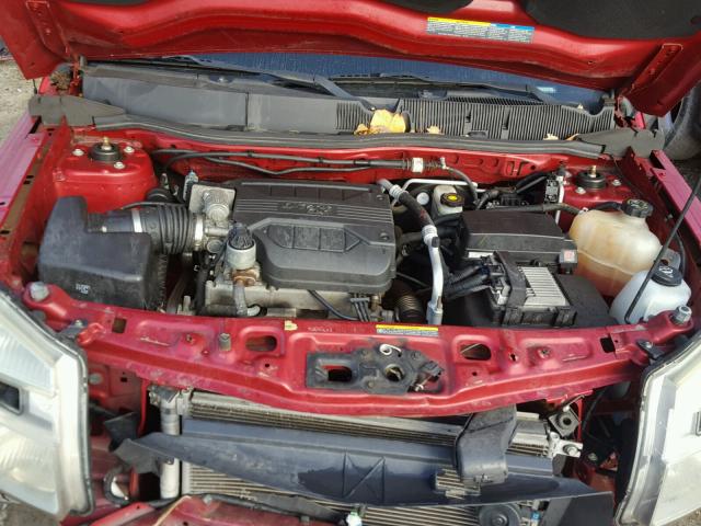 2CNDL63F966017113 - 2006 CHEVROLET EQUINOX LT BURGUNDY photo 7