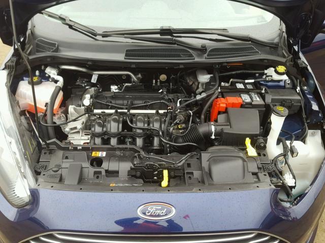 3FADP4EJXGM172913 - 2016 FORD FIESTA SE BLUE photo 7