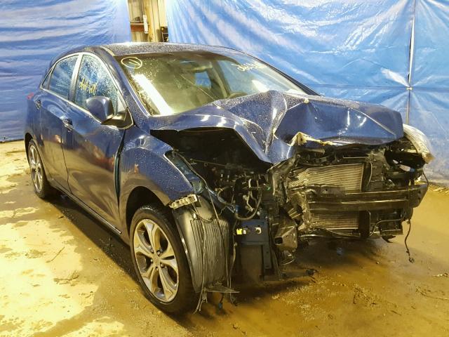 KMHD35LE6DU046682 - 2013 HYUNDAI ELANTRA GT BLUE photo 1