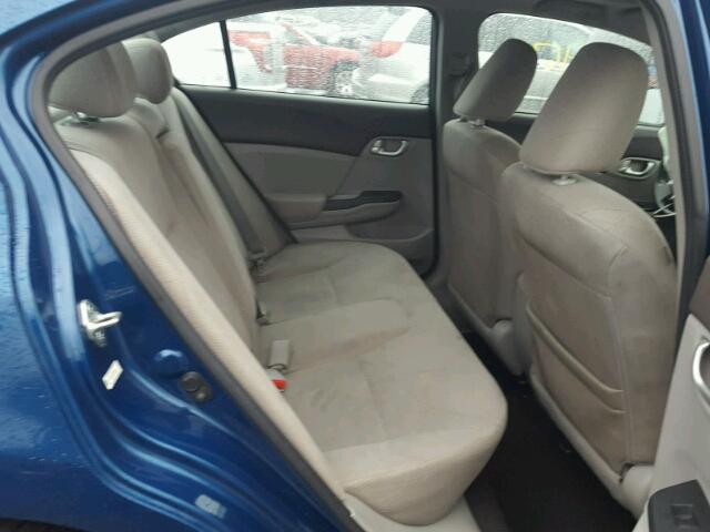 19XFB2F86CE366568 - 2012 HONDA CIVIC EX ლურჯი ფოტო 6