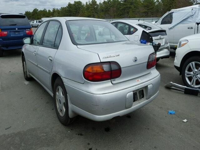 1G1NE52J816139231 - 2001 CHEVROLET MALIBU LS SILVER photo 3