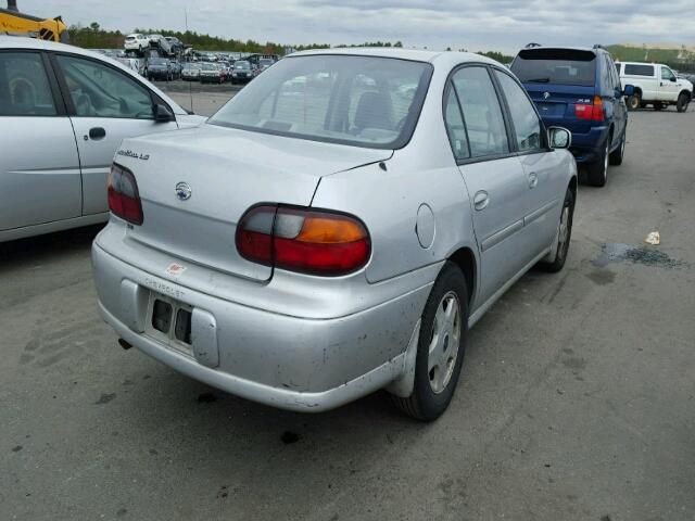 1G1NE52J816139231 - 2001 CHEVROLET MALIBU LS SILVER photo 4