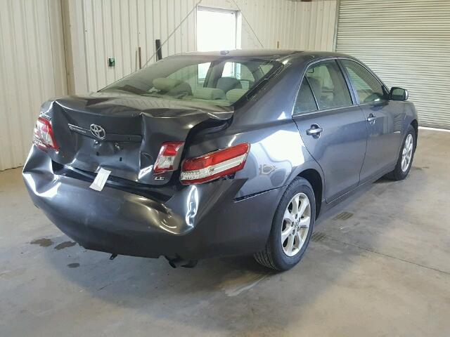 4T1BF3EK2BU631973 - 2011 TOYOTA CAMRY BASE CHARCOAL photo 4