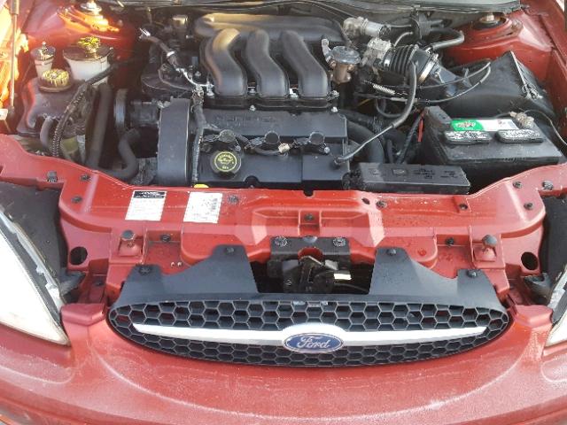 1FAFP55S2YA249246 - 2000 FORD TAURUS SES RED photo 7