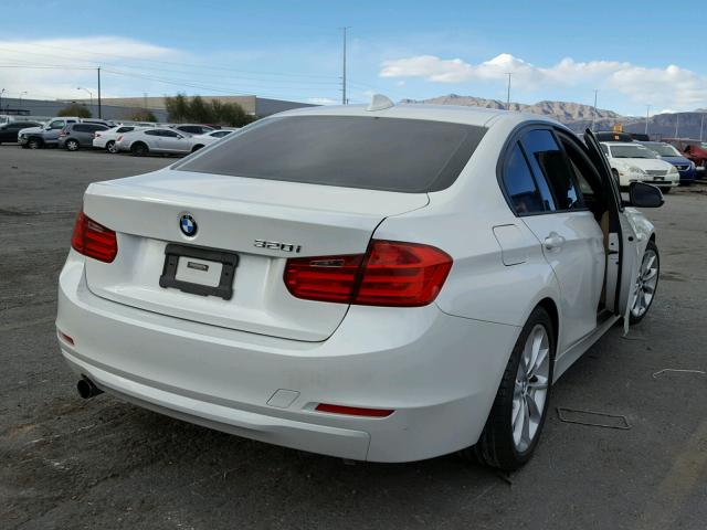 WBA3B1C51EK132438 - 2014 BMW 320 I WHITE photo 4