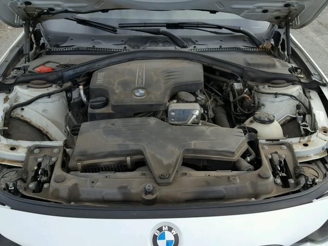 WBA3B1C51EK132438 - 2014 BMW 320 I WHITE photo 7